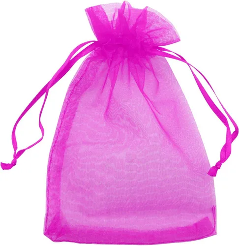 Miniatura 23 de Allgala 100 bolsas de regalo Orangza PF53400 con cordón, 8 x 12 pulgadas, surtidas