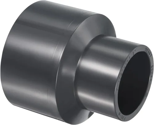 Miniatura 36 de PATIKIL UPVC Reductor de tubería de montaje de 1-1/2 "x 1" Socket Schedule 80, conector adaptador de acoplamiento recto, gris