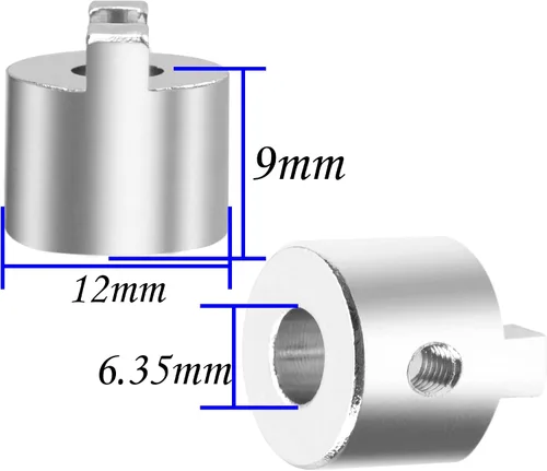 Miniatura 7 de ShareGoo - Paquete de 6 conectores de latón a control remoto para perros, horquilla de remo de 0.125 in/0.157 in/0.197 in/0.250 in para accesorios