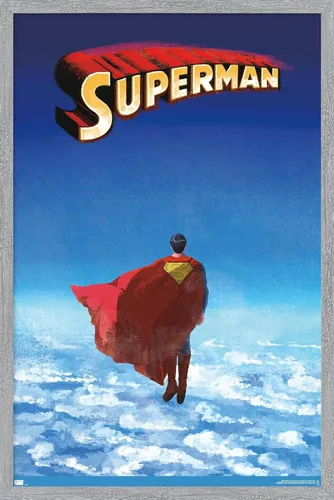 Miniatura 12 de DC Comics Superman - Póster de pared de Skyline Clouds, 34 pulgadas de largo x 22.4 pulgadas de ancho, paquete de póster y clip prémium Paquete