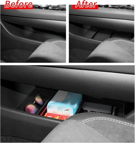Miniatura 3 de smabee Bandeja organizadora de consola central, para Chevy Trax 2024 2025 2026, accesorios y reposabrazos, caja de almacenamiento para 2024 2025 Azul