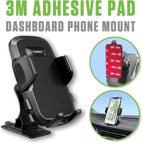 Miniatura 2 de Cellet Soporte para tablero de automóvil, soporte para teléfono inteligente 3M, soporte para teléfono celular compatible con iPhone 16 Pro Max