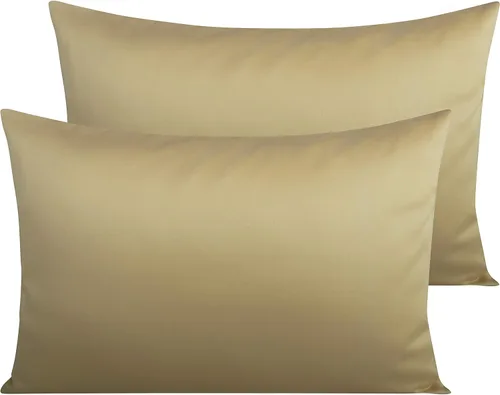 Miniatura 9 de NTBAY Fundas de Almohada de Algodón Egipcio Queen - Juego de 2, Fundas de Almohada de Algodón de 500 Hilos - Fundas de Almohada Suaves y Rosa
