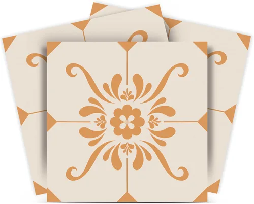 Miniatura 10 de Adhesivos para azulejos de Mi Alma 24 unidades, Talavera, plantillas de pared, calcomanías para despegar y pegar, fácil aplicación, ideal para baño