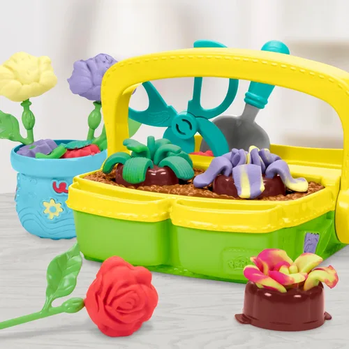 Miniatura 7 de Play-Doh Juego de juguetes de jardín de flores florecientes, juego de simulación de naturaleza, artes y manualidades para niños, regalos de relleno