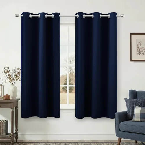 Miniatura 213 de Cortinas opacas de 72 pulgadas extra anchas para dormitorio, puerta corrediza de vidrio y patio, 2 paneles con ojales para oscurecer ventana grande