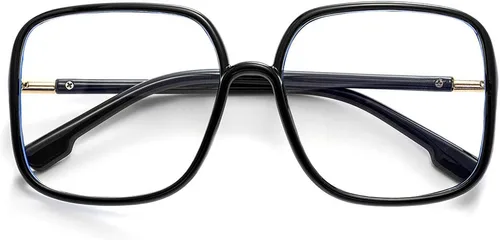 Miniatura 2 de BIGGY Oversized Square Blue Light Blocking Glasses - Ultralight Fashion Nerd Frames for Women Men