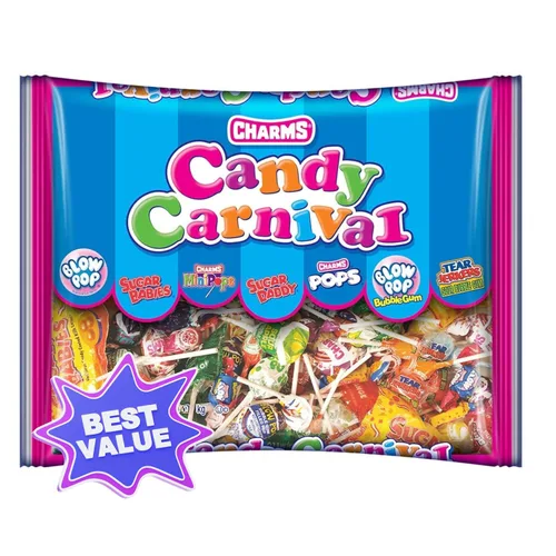 Miniatura 5 de Party Candy - Mezcla variada de caramelos a granel de 5 libras, paletas, chicles, rellenos de piñata surtidos, sin maní, sin gluten