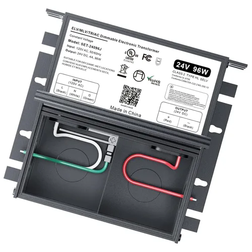Miniatura 25 de Controlador LED regulable de 60 W y 12 V para regulador Lutron y Leviton, transformador de fuente de alimentación de CA a CC triac/ELV/MLV para tira