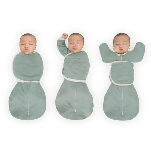 Miniatura 32 de SwaddleDesigns Saco de Envolver Omni de 6 Vías con Brazos Arriba para Recién Nacido, Más Opciones para Calmar el Reflejo de Moro, Mejora el Sueño