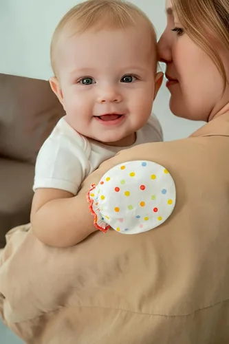 Miniatura 6 de RATIVE Manoplas de bebé de algodón orgánico antiarañazos para recién nacidos de 0 a 6 meses Esenciales para bebés imprescindibles para niños y niñas