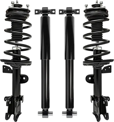 Miniatura 72 de Detroit Axle - Puntales y Amortiguadores para Chevy Traverse Buick Enclave GMC Acadia Saturn Outlook 2007-2012, 2 puntales delanteros con resorte