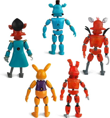 Miniatura 3 de Toysvill Inspirado en el juego Five Nights FNAF Colección Piratas Juego de 5 figuras de acción de Freddi