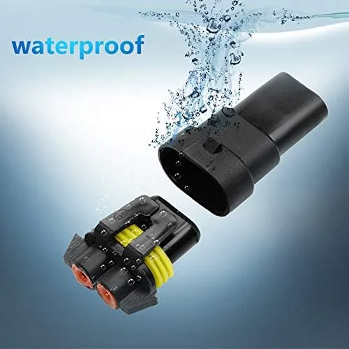 Miniatura 5 de 9006 9005 HB4 HB3 - Conector impermeable macho y hembra, adaptador de cable para faros delanteros, luces antiniebla, 5 pares