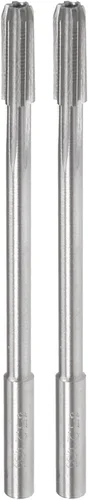 Miniatura 16 de Escariadores de mandril para máquina, precisión D4 de 0.154 in de diámetro, precisión D4, corte de flautas rectas de acero cobalto M35