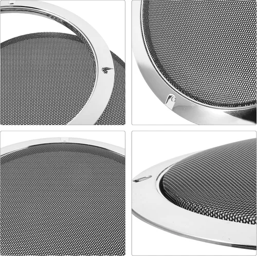Miniatura 8 de VICASKY Cubierta de parrilla para altavoz de automóvil, red de protección de malla de hierro duradera para fácil instalación, accesorios de audio
