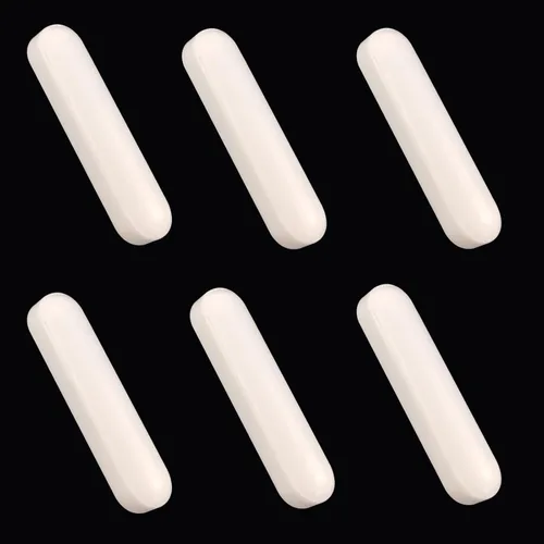 LABALPHA 6 unids PTFE agitador magnético mezclador agitador bar, barra de agitación magnética 1.378 in/1.38 pulgadas