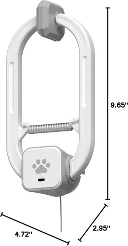 Miniatura 10 de Juguete interactivo para gatos, juguete eléctrico recargable para gatos, juguete para gatos con puerta colgante, 2 modos de movimiento