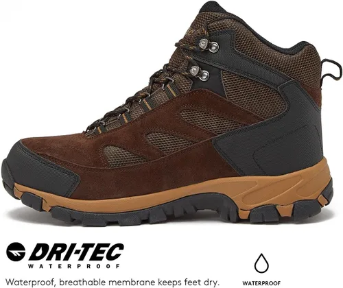 Miniatura 4 de HI-TEC Yosemite WP - Botas de senderismo impermeables para hombre, ligeras, transpirables, para exteriores, para senderismo