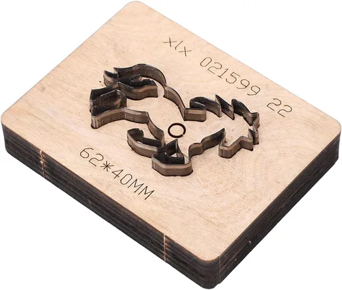 Miniatura 3 de Garosa Troqueles de corte de cuero con forma de caballo Troqueles de metal para álbumes de recortes cortados plantillas hechas a mano Plantilla