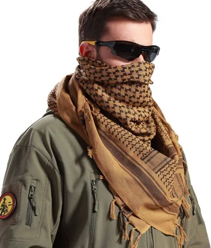 Miniatura 93 de FREE SOLDIER - Bufanda militar, shemagh, pañuelo palestino, bufanda para la cabeza o el cuello, pañuelo árabe, pañuelo del desierto para la cabeza