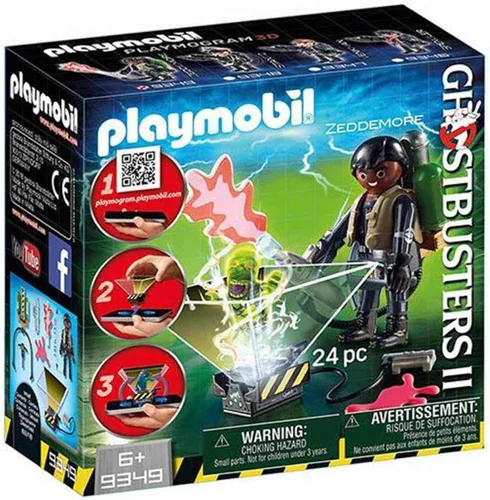 Miniatura 4 de PLAYMOBIL 9349 Ghostbusters II Winston Zeddemore Playmogram Figura 3D