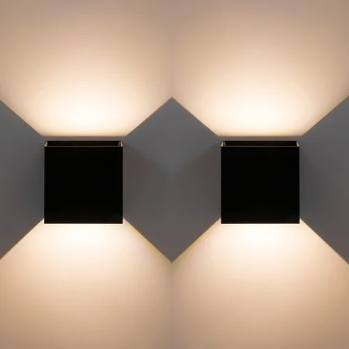 Miniatura 11 de Quickway Imports Moderno aplique de pared LED impermeable de aluminio con haz ajustable de 10 W, 3000 K, blanco cálido para interiores y exteriores