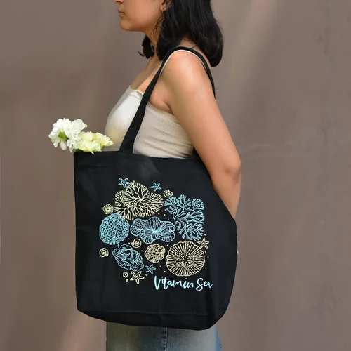 Miniatura 146 de Ecoright Bolsa de lona estética para mujer, bolsa grande con cremallera y bolsillo, bolsa de mano para mujer, para yoga, trabajo, playa