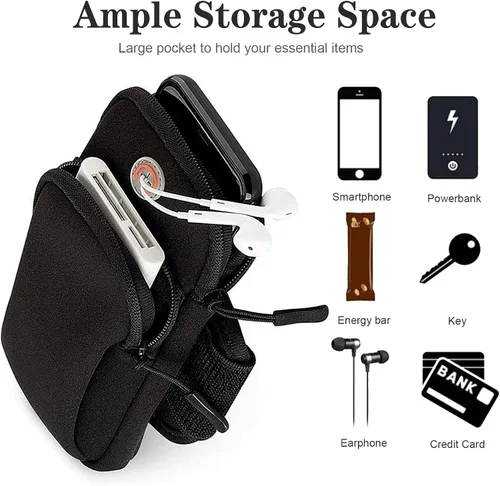 Miniatura 3 de Soporte de teléfono para correr iPhone 17 16 16e 15 14 13 12 11 Pro Max Xs Xr X Plus Air Mini bolsa, Samsung Galaxy S26 S25 S24 S23 S22 Ultra Note
