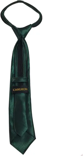 Miniatura 2 de CANGRON Corbata para niños pequeños, corbata de satén preatada con caja de regalo