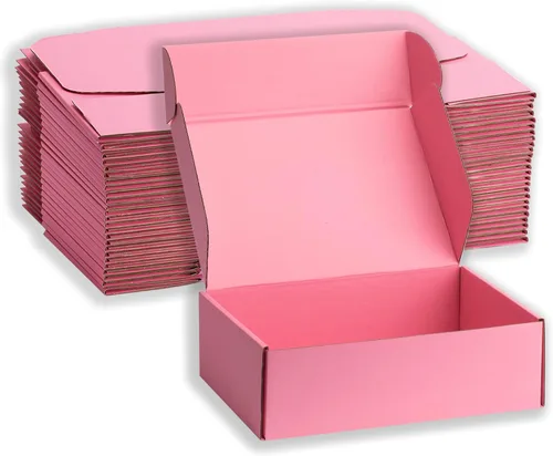 Miniatura 28 de Cajas de envío pequeñas de 6 x 4 x 3 pulgadas, cajas de cartón corrugado negro (paquete de 20) para correo, embalaje, pequeñas empresas y embalaje