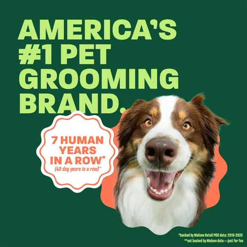 Miniatura 4 de TropiClean Champú y acondicionador 2 en 1 para perros, aroma a papaya de larga duración, desenredante hidratante para perros, seguro para cachorros