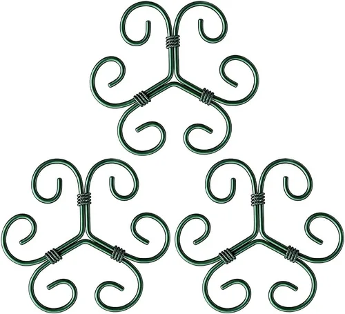 Juego de soporte para tallos de plantas, 2025 nuevo soporte de plástico reutilizable para plantas trepadoras, enrejado de 3/6 piezas, estacas de