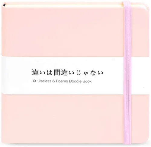Mifuner Cuadernos Mini de 5x5, 80gsm, Páginas en Blanco, Cuadernos de Bocetos, Diario de Viajes, Cuaderno de Bolsillo, Tapa Dura, Cuaderno de