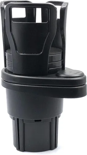 Miniatura 5 de DEVMO Adaptador expansor de portavasos para automóvil, soporte para bebidas de agua multiusos montado en el vehículo, giratorio de 360 grados