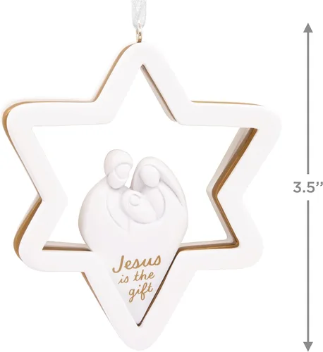 Miniatura 4 de Hallmark Adorno navideño Dayspring Jesus is the Gift Star