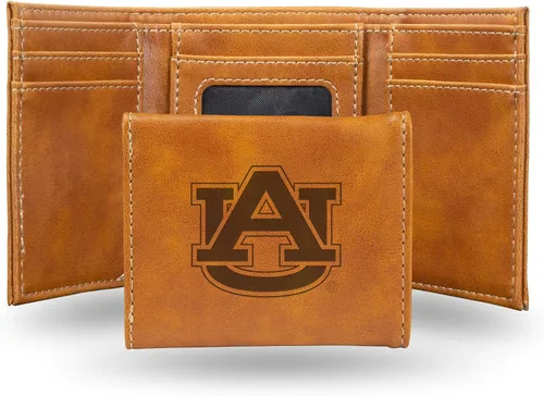 Miniatura 146 de NCAA Rico Industries - Billetera triple grabada con láser, con grabado láser, accesorio para hombre