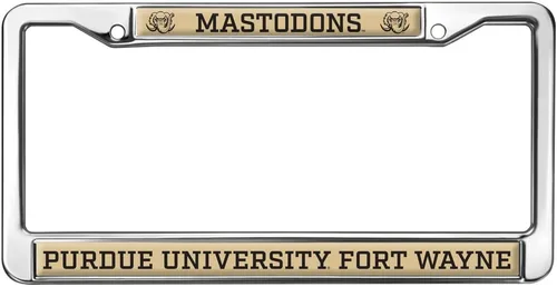 Miniatura 268 de Texas A&M University - Texarkana Mascot - Marco de metal estándar para placa de matrícula de tamaño completo