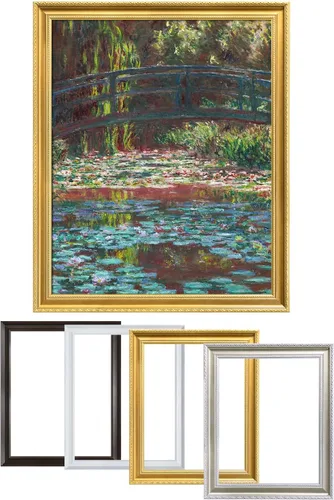 Miniatura 91 de Pinturas clásicas mundiales de Claude Monet Impresión giclée sobre lienzo alargado, pieza de galería para colgar y decorar el hogar, The CliffWalk