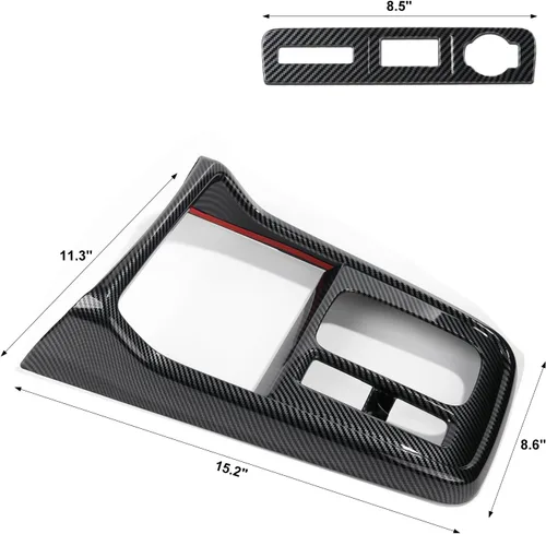 Miniatura 2 de CKE Compatible con Honda CRV 2026 2025 2024 2023 Cubierta de Consola Central del Coche Panel de Engranajes Cubierta de Perilla de Cambios Moldura