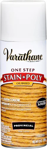 Miniatura 5 de Varathane 243867 - Tinte de una sola aplicación a base de aceite + Spray de poliuretano, 340 g, Rojo Caoba rojo (Red Mahogany)