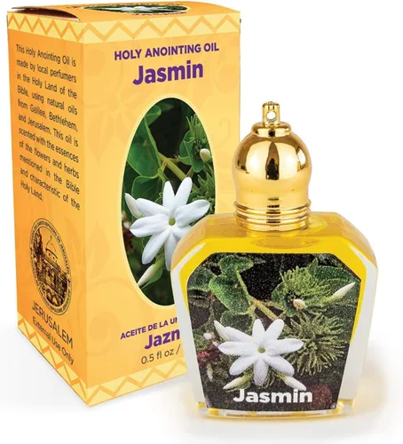 Miniatura 19 de Aceite de unción de tierra santa ámbar de Israel, botella enrollable de 1/2 oz de Jerusalén, hierbas y esencias de origen local, regalo
