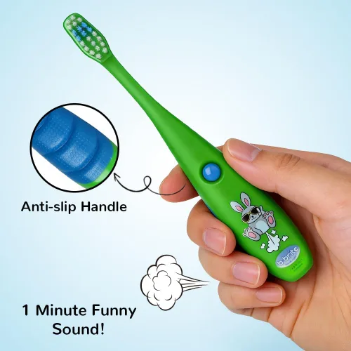 Miniatura 3 de Lily's Home Cepillo de dientes divertido para niños, cerdas suaves, temporizador de cepillado eléctrico de minutos, premio de dentista lindo niño