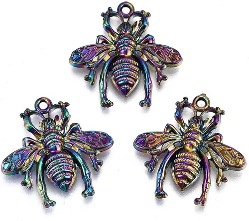 Miniatura 16 de Cheriswelry Colgantes de aleación con tema de Halloween para hacer collares, pulseras y aretes de bricolaje, Metal, No es una piedra preciosa