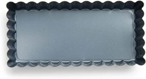 Miniatura 14 de Fox Run Molde antiadherente para tartas de 9.5 pulgadas, molde para quiche con fondo extraíble