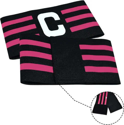 Miniatura 2 de Sports Captain C Arm Band for Team Training, Unisex Elastic Soccer Captain Armband Adjustable Outdoor Football Player Captain's ArmBands for Adult