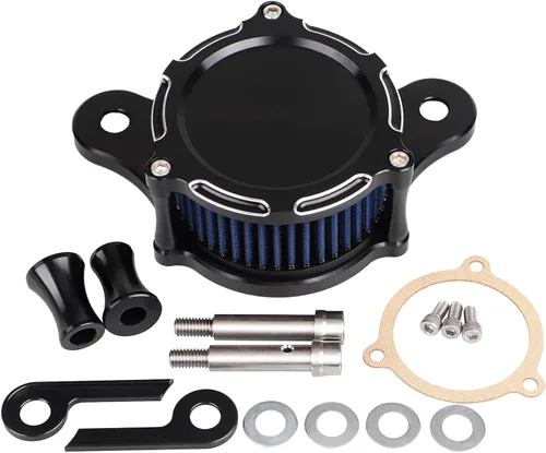 Filtro de aire de corte CNC para motocicleta, sistema de admisión para Harley Touring Street Glide FLHX Road King FLHR 2008-2016, Softail 2016-2017,
