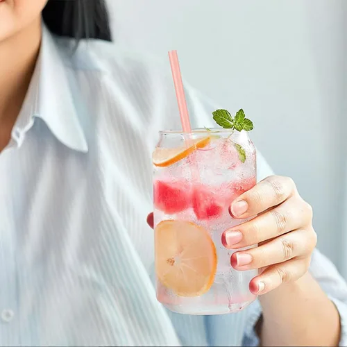 Miniatura 8 de SHERCHPRY 150 popotes desechables de cuchara para bebidas de granizado y cono de nieve, pajitas de cuchara de plástico para batidos de leche, tazas