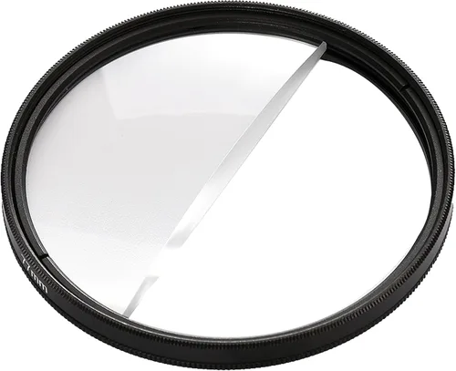 Miniatura 8 de PUYI - Filtro de dioptría dividida de 3.228 in, creativo efecto de desenfoque medio transparente para fotografía de retratos y paisajes, compatible