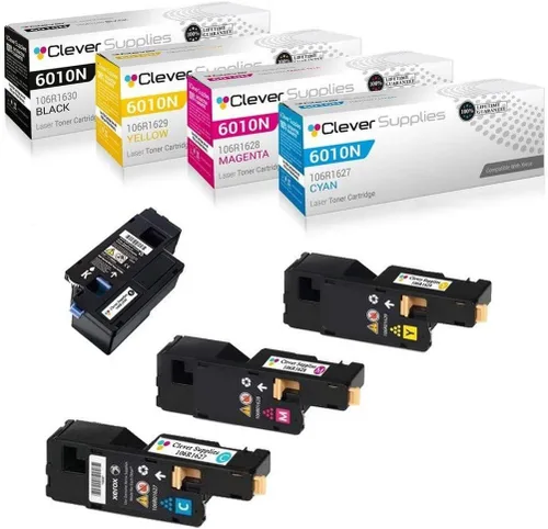 Miniatura 233 de CS compatible Xerox Phaser 6510/WorkCentre 6515 (106r03480) 2 cartuchos de tóner negro para Phaser 6510, WorkCentre 6515 2 negro